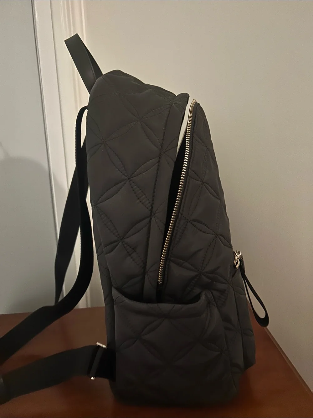 kate spade Quilted Black Nylon Backpack